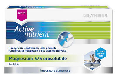 THEISS ACTIVE NUTRIENT MAGNESIUM 375 14 STICK OROSOLUBILI - farmascienza.it