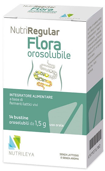 NUTRIREGULAR FLORA 14 BUSTINE OROSOLUBILI - farmascienza.it