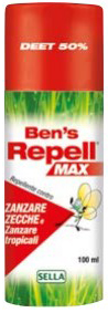 BEN'S REPELLENTE BIOCIDA 50% 100 ML - farmascienza.it