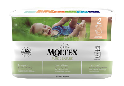 PANNOLINI MOLTEX PURE & NATURE MINI 3-6 KG TAGLIA 2 38 PEZZI - farmascienza.it
