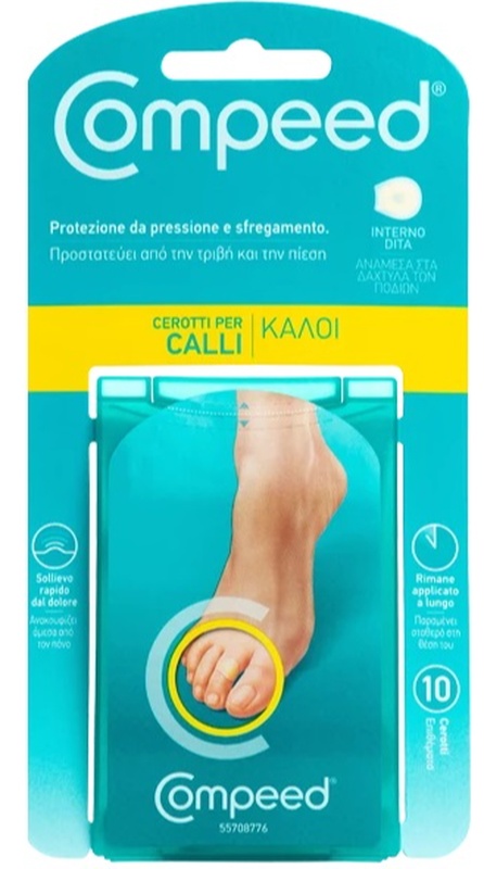 COMPEED CEROTTI PER CALLI INTERNO DITA 10 PEZZI - farmascienza.it