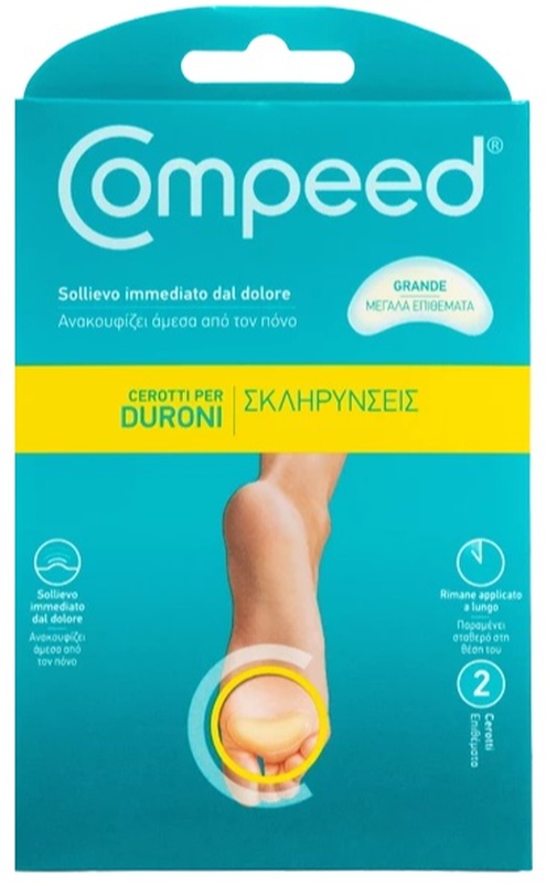 COMPEED CEROTTI PER DURONI LARGO 2 PEZZI - farmascienza.it