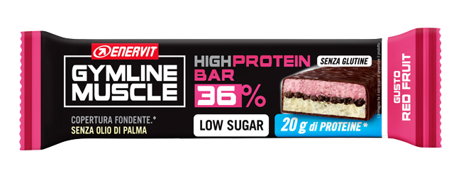 ENERVIT HIGH PROTEIN BAR 36% RED FRUIT BARRETTA 55 G - farmascienza.it
