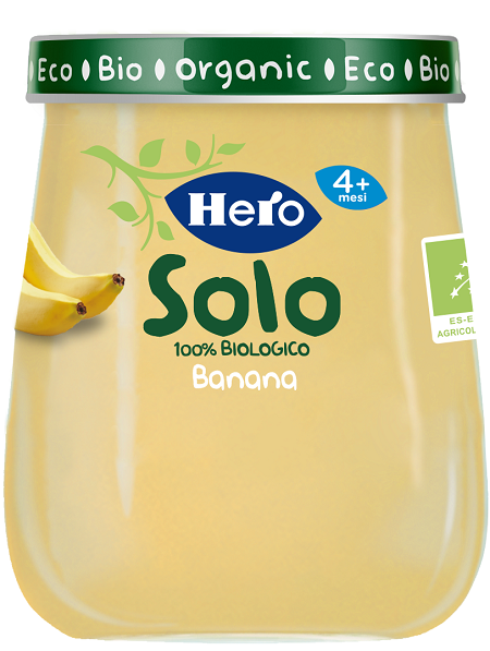 HERO SOLO OMOGENEIZZATO BANANA 100% BIO 120 G - farmascienza.it