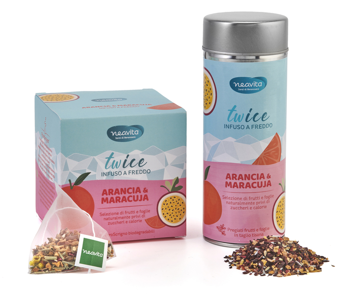 INFUSO TWICE ARANCIA E MARACUJA FILTROSCRIGNO 15 FILTRI 3,5 G - farmascienza.it