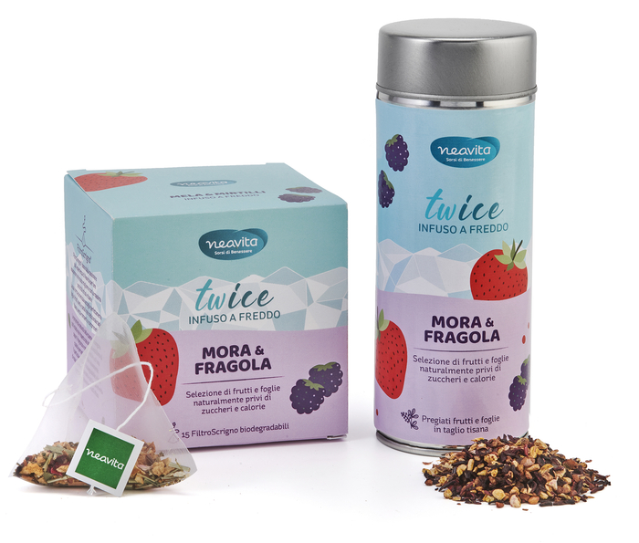 INFUSO TWICE MORA E FRAGOLA SFUSO 90 G - farmascienza.it