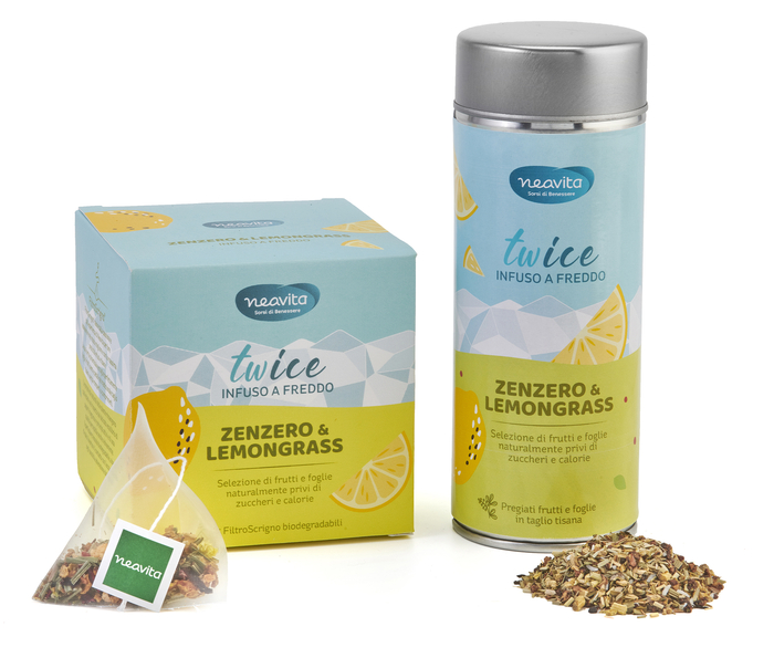 TISANA TWICE ZENZERO E LEMONGRASS SFUSO 90 G - farmascienza.it