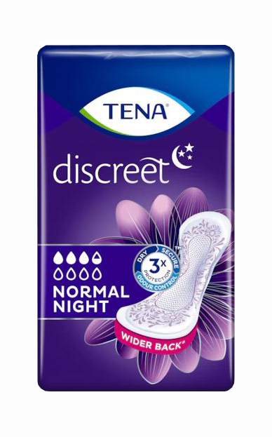 ASSORBENTE TENA DISCREET NORMAL NIGHT 10 PEZZI - farmascienza.it
