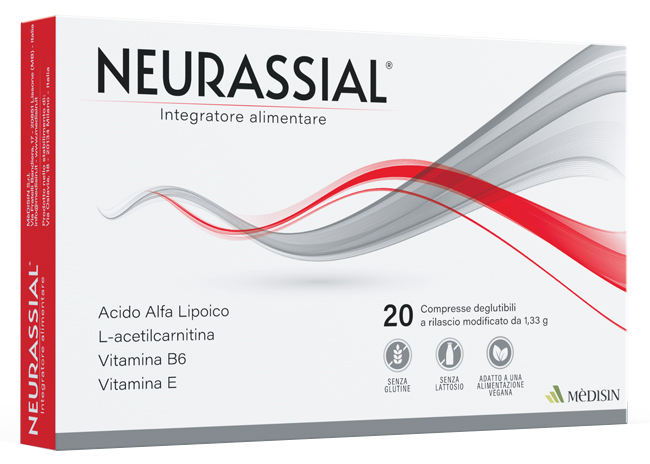 NEURASSIAL 20 COMPRESSE 1,33 G SENZA GLUTINE SENZA LATTOSIO - farmascienza.it