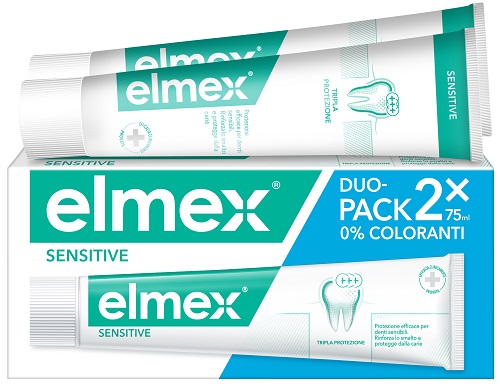ELMEX SENSITIVE DENTIFRICIO BITUBO 2X75 ML - farmascienza.it