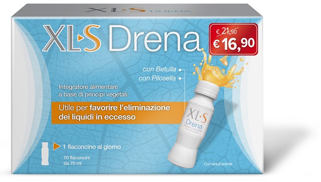 XLS DRENA TAGLIO PREZZO 10 FLACONCINI 70 ML - farmascienza.it