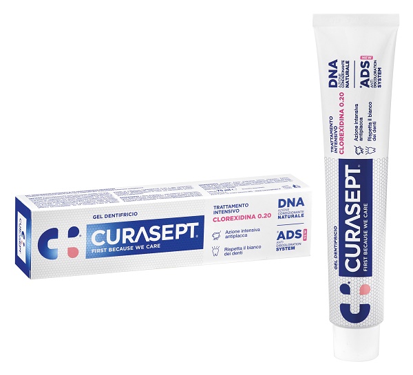 CURASEPT DENTIFRICIO 0,20 75 ML ADS+DNA - farmascienza.it