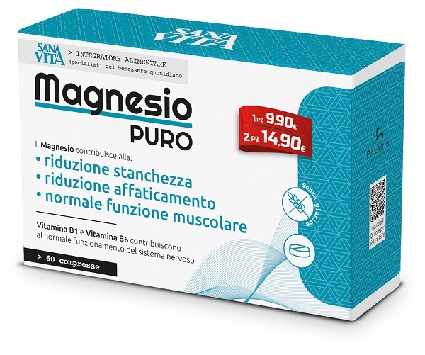 SANAVITA MAGNESIO PURO 60 COMPRESSE - farmascienza.it
