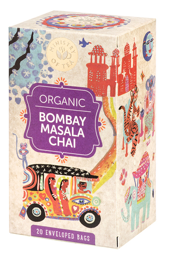 MINISTRY OF TEA BOMBAY MASALA INFUSO CHAI BIOLOGICO 20 FILTRI - farmascienza.it