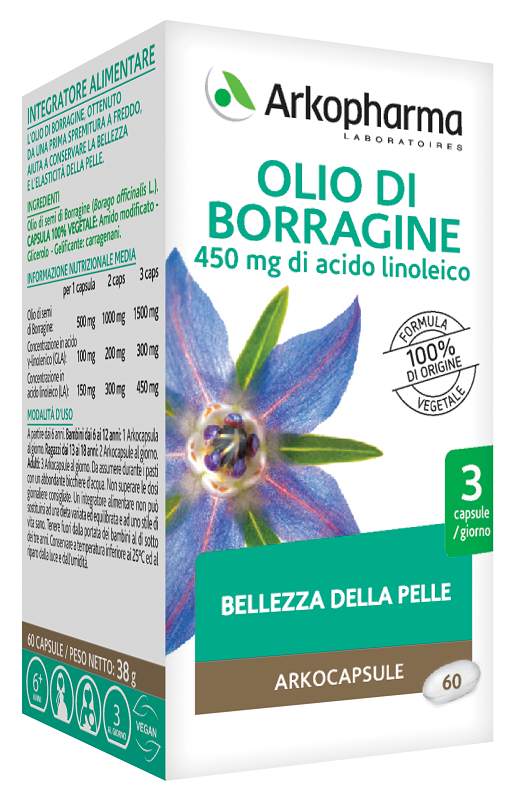 ARKOPHARMA OLIO DI BORRAGINE 60 PERLE - farmascienza.it