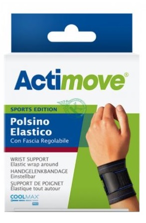 ACTIMOVE SPORTS EDITION POLSINO ELASTICO CON FASCIA REGOLABILE UNIVERSALE - farmascienza.it