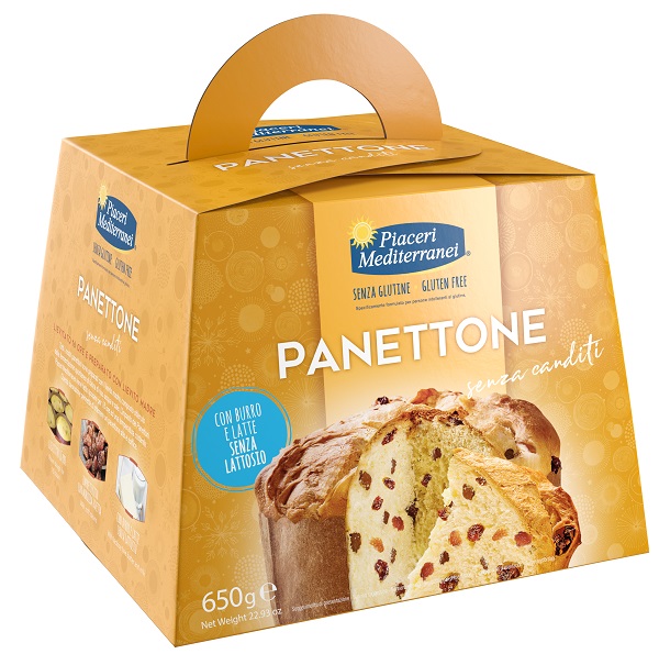 PIACERI MEDITERRANEI PANETTONE SENZA CANDITI 650 G - farmascienza.it