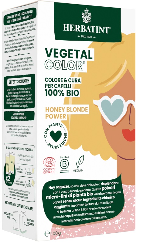 HERBATINT VEGETAL COLOR HONEY BLOND POWER ITA 100 G - farmascienza.it