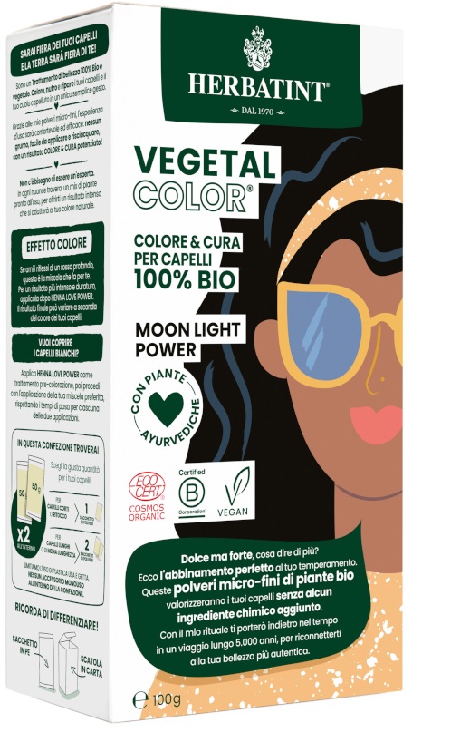 HERBATINT VEGETAL COLOR MOON NIGHT POWER ITA 100 G - farmascienza.it