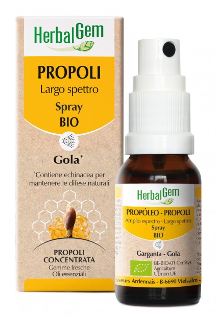HERBALGEM BIO PROPOLI LARGO SPETTRO SPRAY 15 ML - farmascienza.it