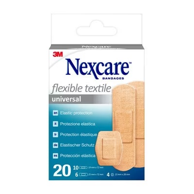 CEROTTO PREPARATO 3M NEXCARE TEXTILE N0420AS ASSORTITI 3 MISURE 10 CEROTTI 19X72MM + 6 CEROTTI 25X72MM + 4 CEROTTI 22,5MM - farmascienza.it