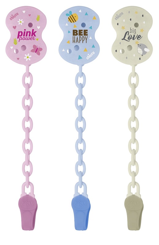 CHICCO CLIP CON CATENELLA MIXED COLORS NEW 2020 - farmascienza.it