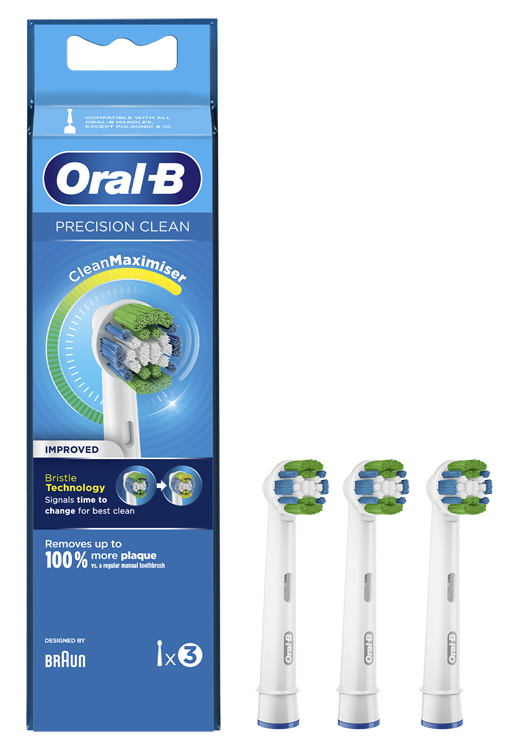 ORALB PRECISION CLEAN EB20 TESTINA PER SPAZZOLINO ELETTRICO 3 PEZZI - farmascienza.it