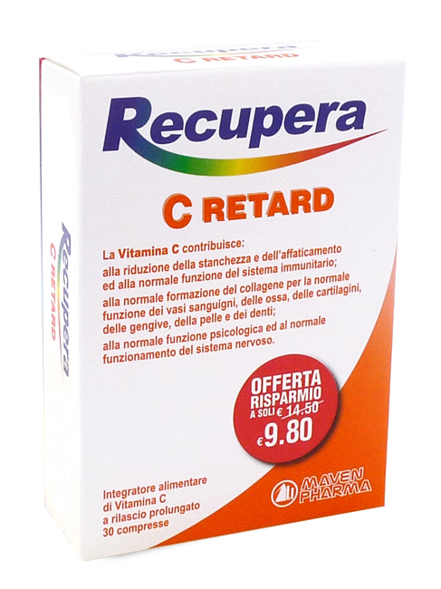 RECUPERA C RETARD 30 COMPRESSE - farmascienza.it
