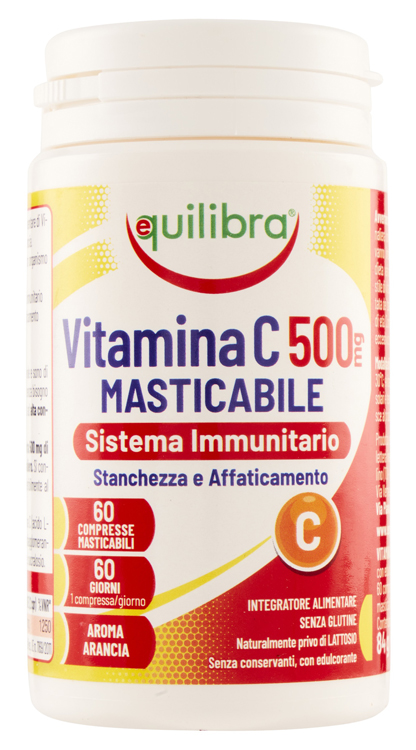 VITAMINA C 500MG MASTICABILE SISTEMA IMMUNITARIO 60 COMPRESSE - farmascienza.it