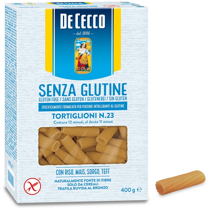 DE CECCO TORTIGLIONI N23 400 G - farmascienza.it