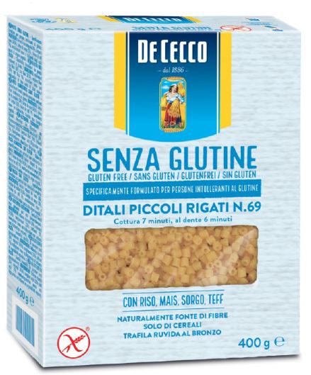 DE CECCO DITALI PICCOLI RIGATI N69 400 G - farmascienza.it