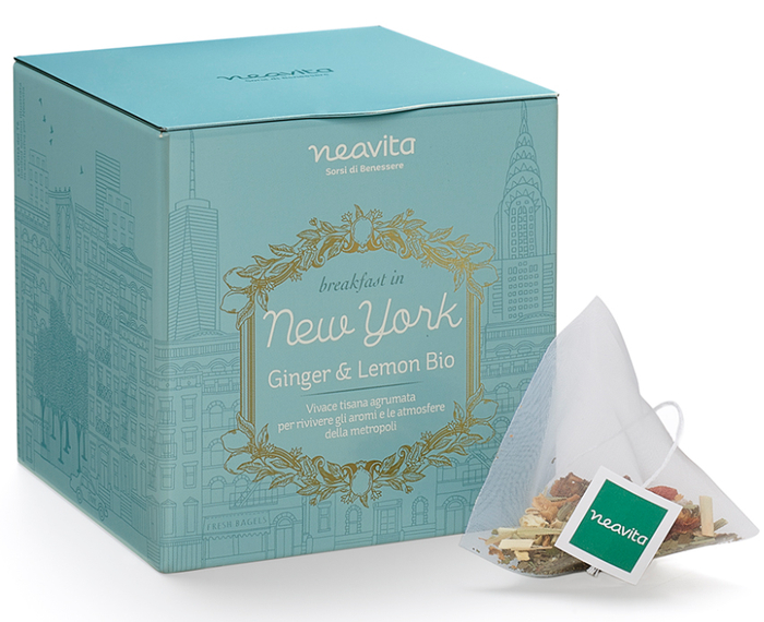 NEAVITA CUBO NEW YORK CON TISANA LIMONE ZENZERO BIO 15 FILTRI DA 3 G - farmascienza.it