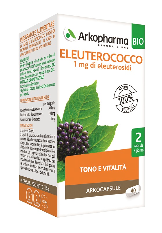 ARKOCAPS ELEUTEROCOCCO BIO 40 CAPSULE - farmascienza.it