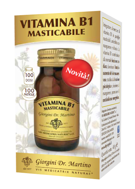 VITAMINA B1 MASTICABILE 100 PASTIGLIE - farmascienza.it
