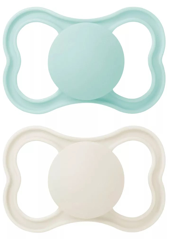 MAM AIR SUCCHIETTO 16+ MESI SILICONE NEUTRO 2 PEZZI - farmascienza.it