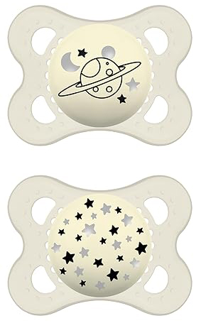 MAM SUCCHIETTO ORIGINAL NIGHT 2-6 MESI SILICONE NEUTRO 2 PEZZI - farmascienza.it