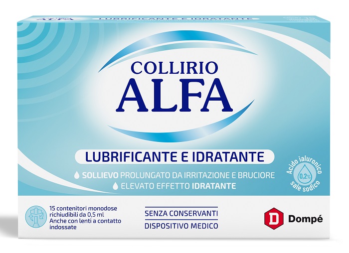 COLLIRIO ALFA LUBRIFICANTE/IDRATANTE 15 FIALE MONODOSE - farmascienza.it
