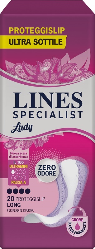 ASSORBENTI PER INCONTINENZA LINES SPECIALIST LADY LONG 20 PEZZI - farmascienza.it