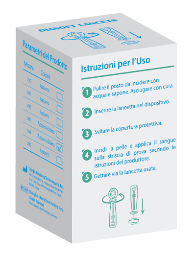 LANCETTE PUNGIDITO DIASOFT LANCET 25 PEZZI - farmascienza.it