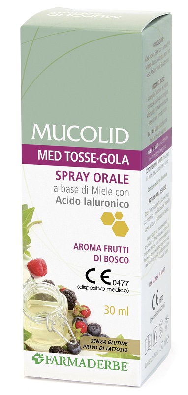 MUCOLID MED TOSSE GOLA SPRAY ORALE 30 ML AROMA FRUTTI DI BOSCO - farmascienza.it
