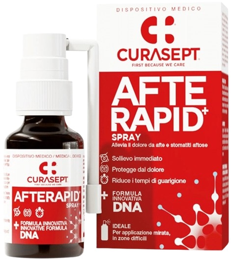 CURASEPT SPRAY AFTE RAPID DNA 15 ML - farmascienza.it