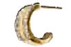 BJT203 ORECCHINI MIAMI GOLD STAINLESS STEEL - farmascienza.it