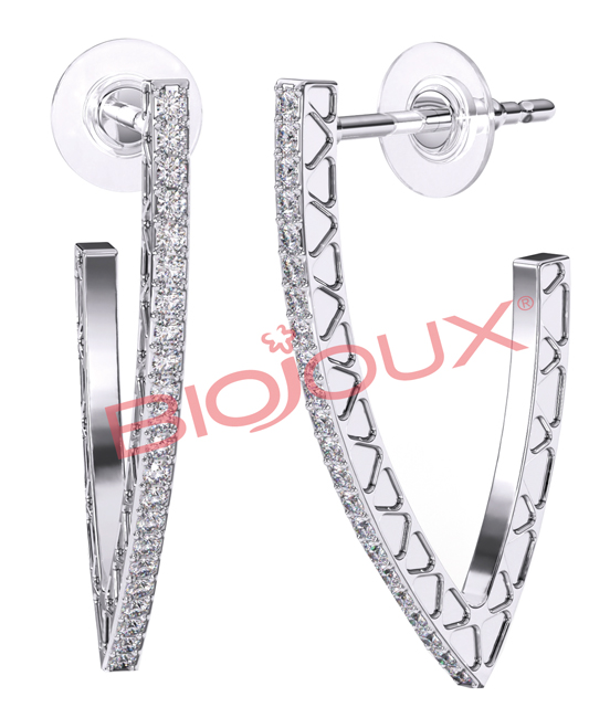 BJT205 ORECCHINI SIDNEY BOW STAINLESS STEEL - farmascienza.it