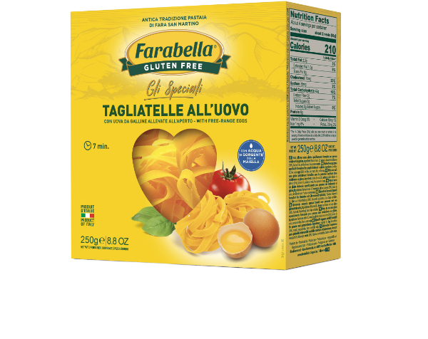 FARABELLA TAGLIATELLE ALL'UOVO 250 G - farmascienza.it
