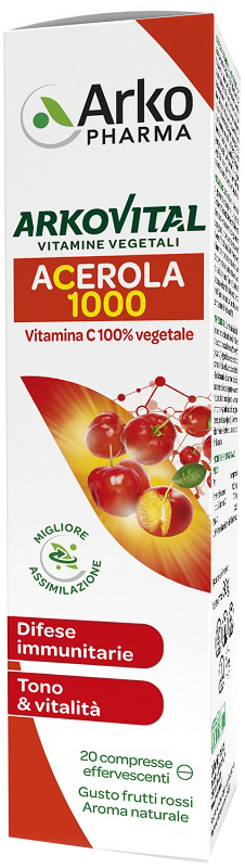 ARKOVITAL ACEROLA 1000 EFFERVESCENTE 20 COMPRESSE - farmascienza.it