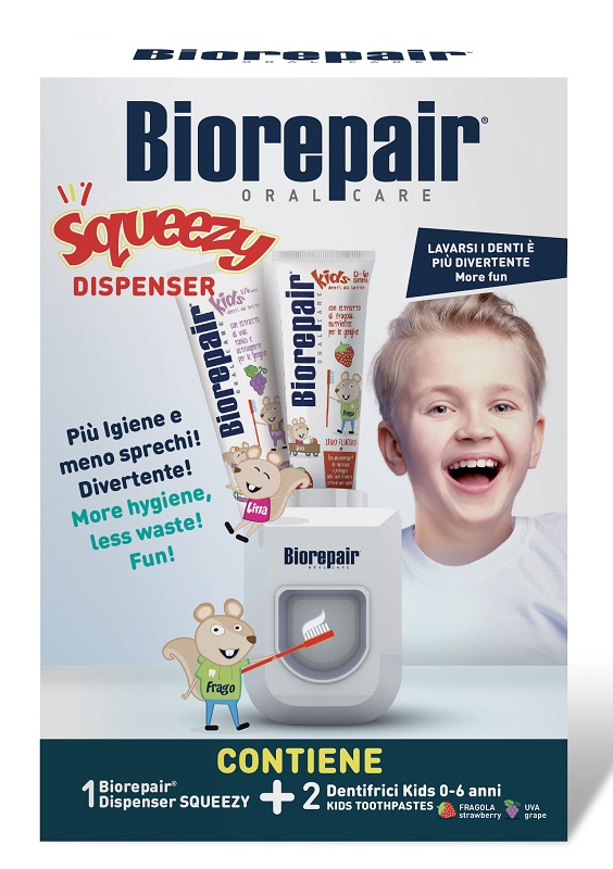 BIOREPAIR SQUEEZE DISPENSER + 2 KIDS 50 ML - farmascienza.it