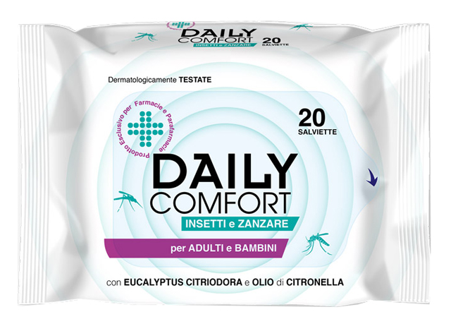 DAILY COMFORT ANTIZANZARE SALVIETTE 20 PEZZI - farmascienza.it