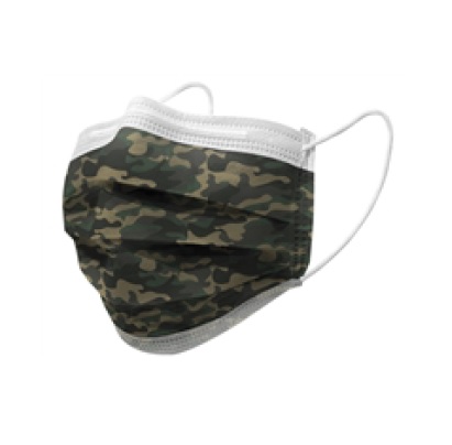 GISAFE MASCHERINA CHIRURGICA FILTRANTE 98% 3 VELI TIPO IIR CON ELASTICI ADULTI MILITARE 10 PEZZI - farmascienza.it