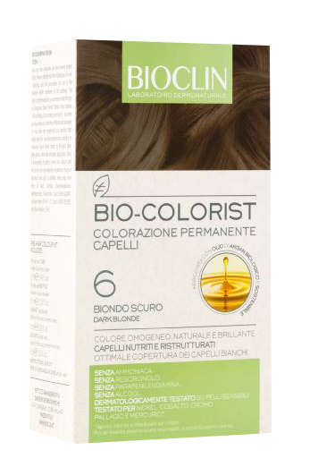 BIOCLIN BIO COLOR FAST&PERFECTION 6,0 BIONDO SCURO CREMA COLORANTE 60 ML + RIVELATORE IN CREMA 60 ML + BIO COLOR SHAMPOO 10 ML + BIO COLOR MASCHERA 10 ML - farmascienza.it