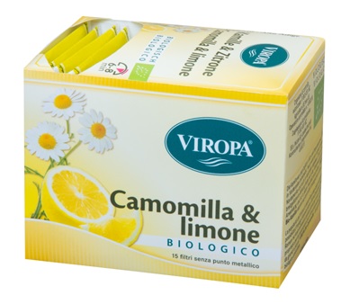 VIROPA CAMOMILLA&LIMONE BIOLOGICO 15 FILTRI DA 1,5 G - farmascienza.it